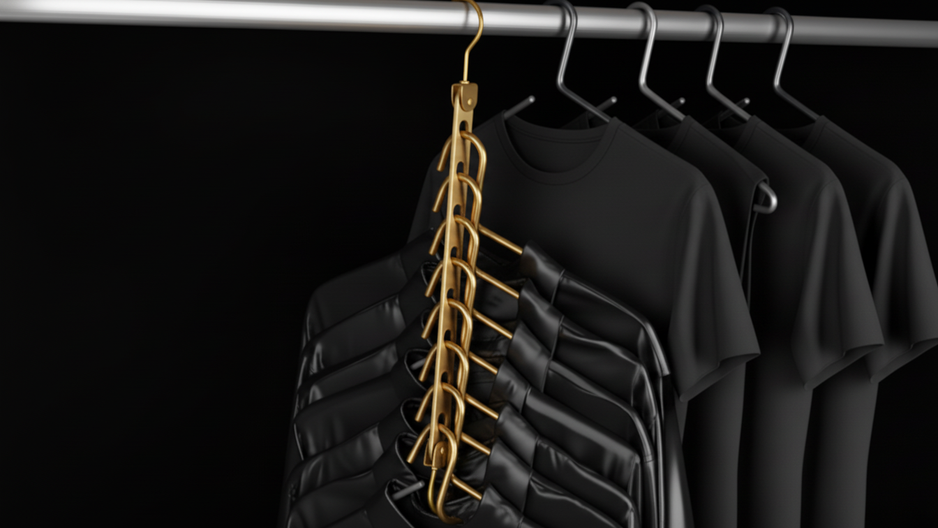 8-in-1 Smart Platzsparender Kleiderbügelhalter